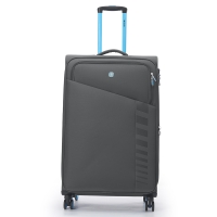 Βαλίτσα υφασμάτινη Μεγάλη DIELLE 30/70 79x48x31/34 cm Ανθρακί